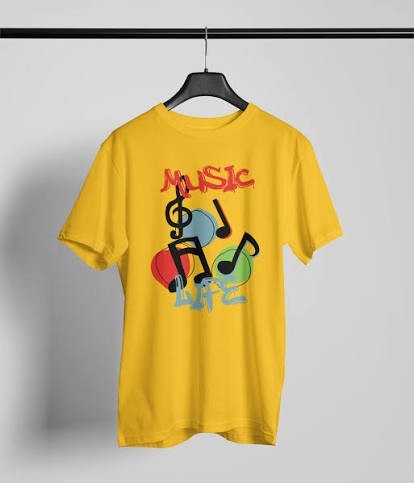 Premium Cotton T-Shirt – Yellow